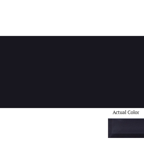 Daltile Color Wave CW20 3x6 Midnight Black