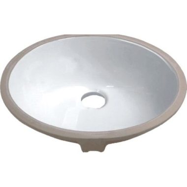 P001-WHITE PROHS Collection White Undermount Vanity Sink